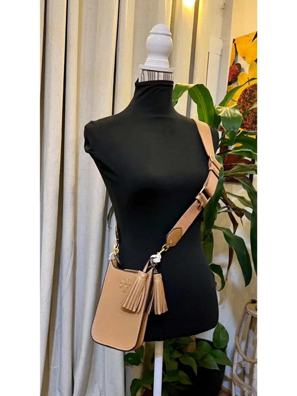 AUTHENTIC TORY BURCH CAMEL THEA CROSSBODY
